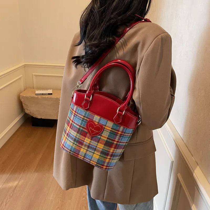 XIANGSU PU Handbag Regular Women's Red-6