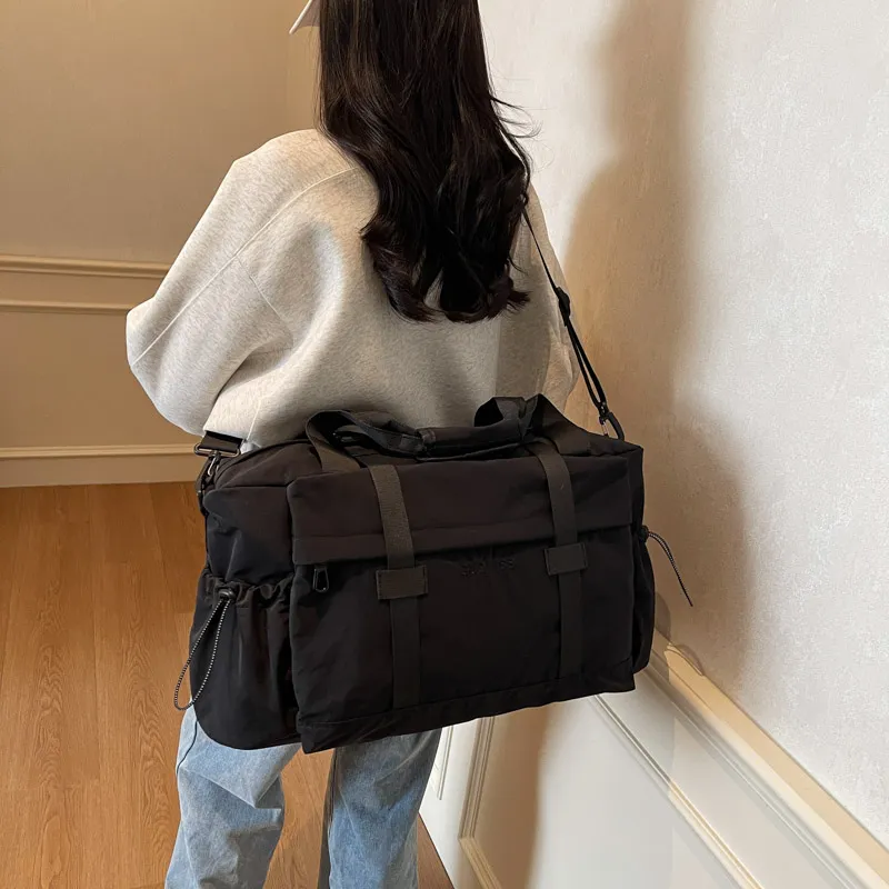 XIANGSU Canvas Bag Travel Bag Unisex Multicolor-12
