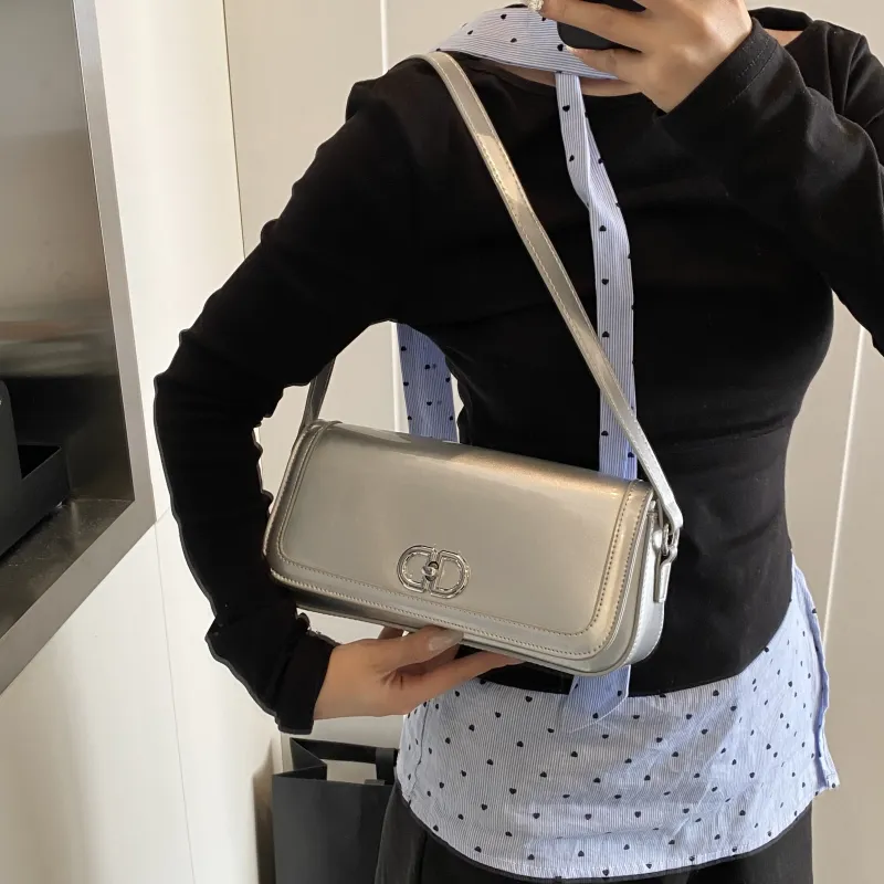 XIANGSU PU Shoulder Bag Regular Women's White/Silver/Black/Pink/Green/Red-9