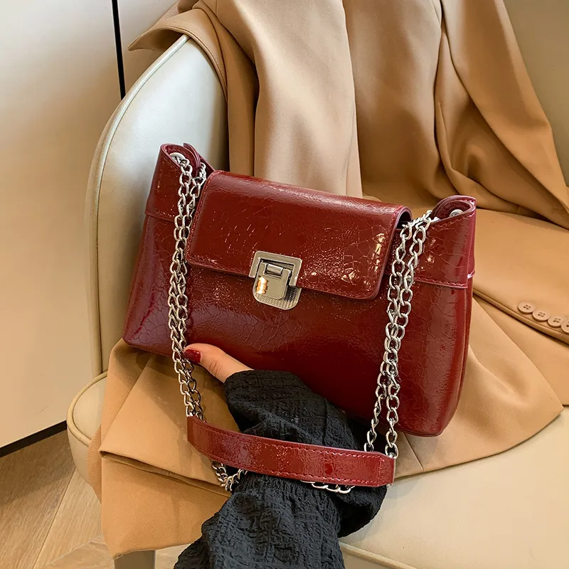 XIANGSU PU Shoulder Bag Women's Ecru/Silver/Black/Red/Pink/Brown-20