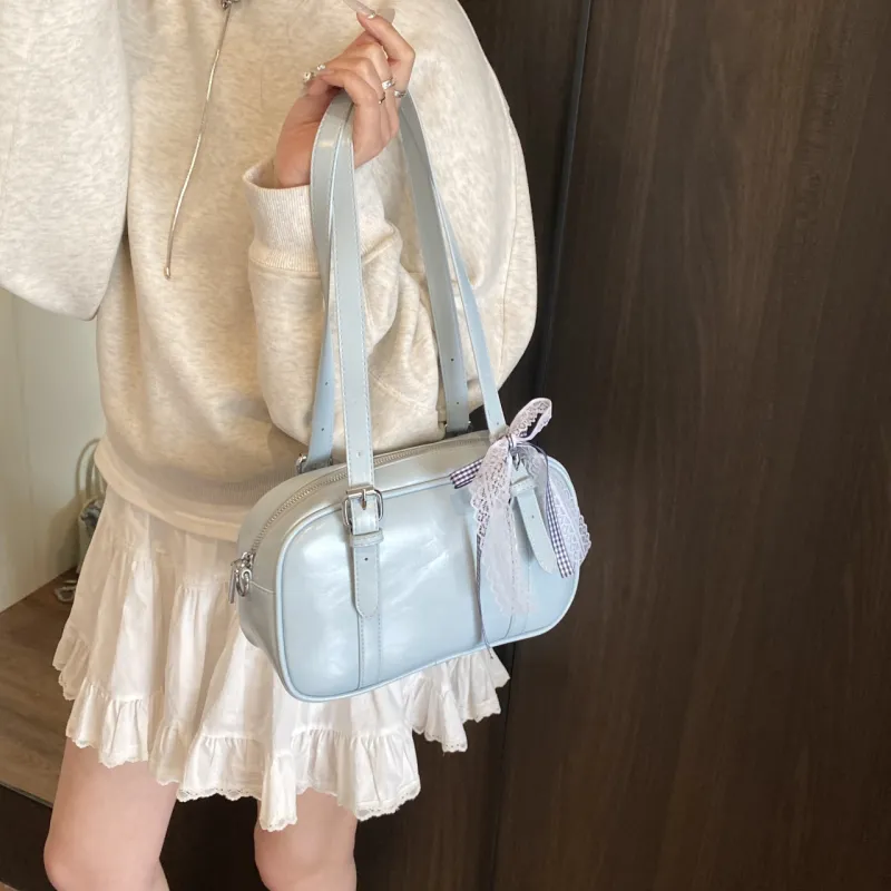 XIANGSU PU Bowling Bag Shoulder Bag Women's Multicolor-22