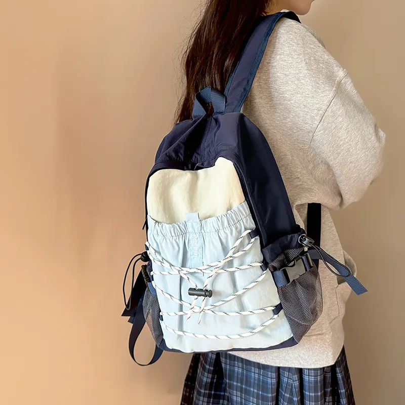 XIANGSU Nylon Backpack Unisex Multicolor-2