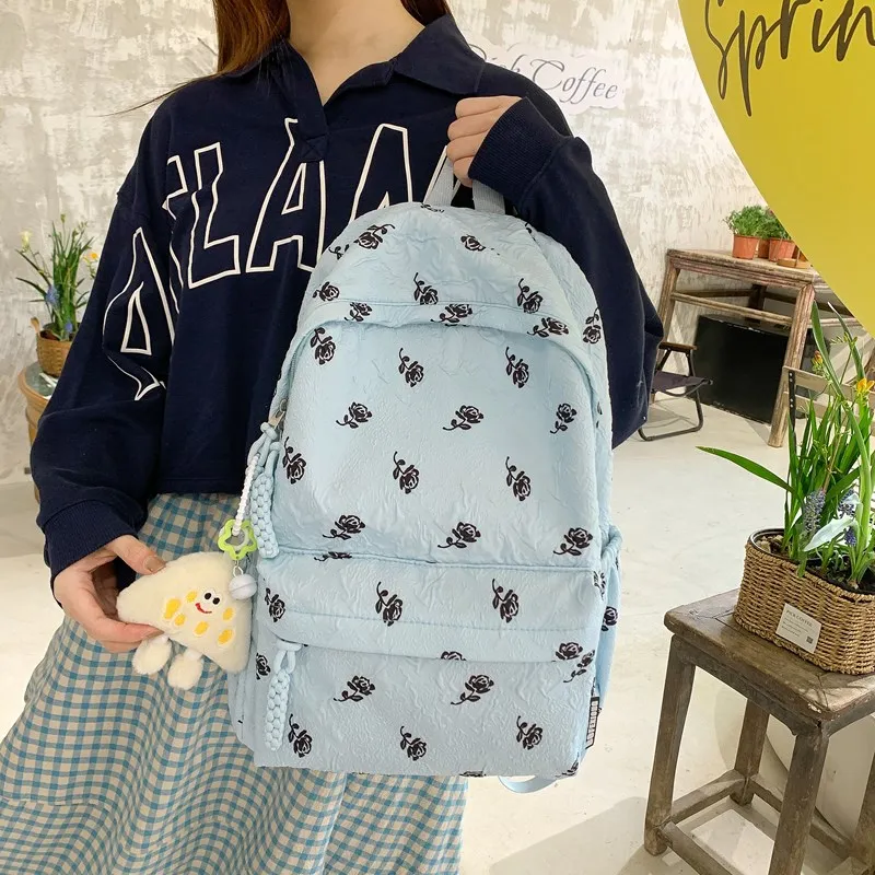 XIANGSU Nylon Backpack Women's Multicolor-8