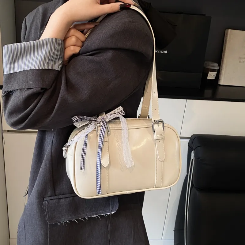 XIANGSU PU Bowling Bag Shoulder Bag Women's Multicolor-3