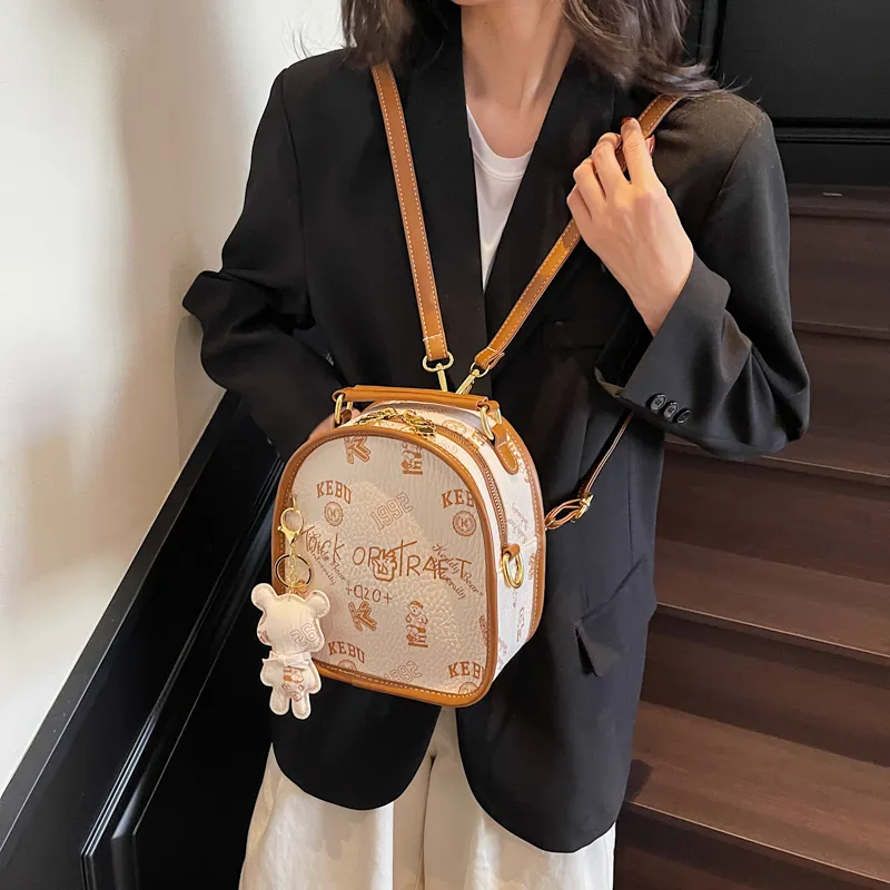 XIANGSU PU Backpack Women's Multicolor-8