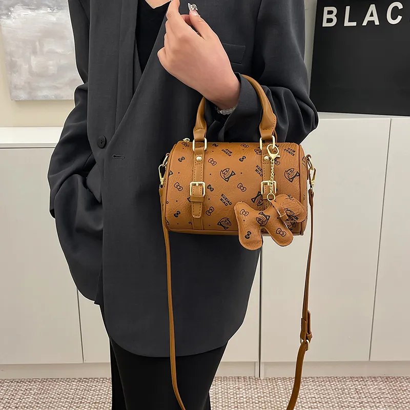 XIANGSU PU Boston Bag, One Shoulder Handbag Regular Women's Multicolor-7