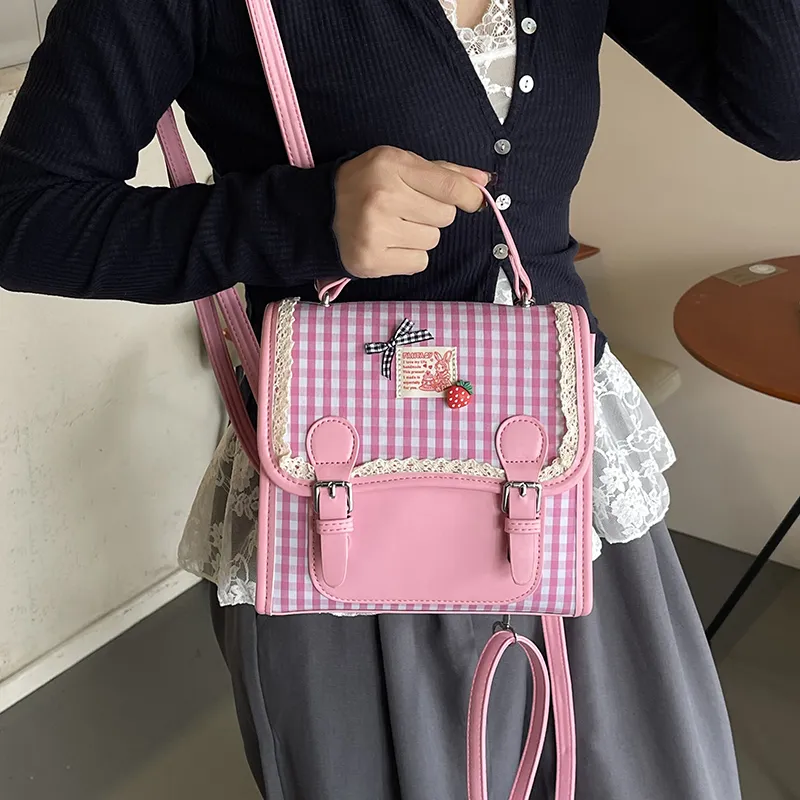 XIANGSU PU Backpack Women's Multicolor-7