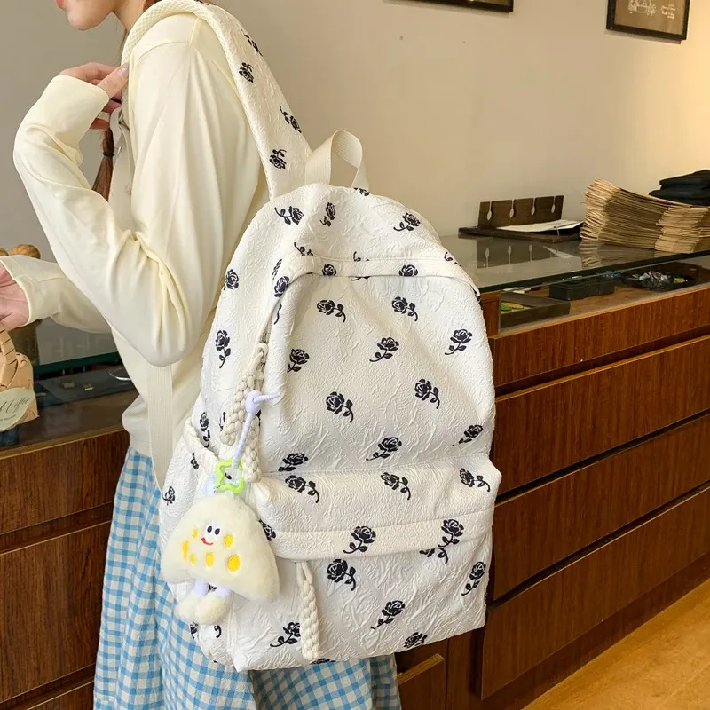 XIANGSU Nylon Backpack Women's Multicolor-23