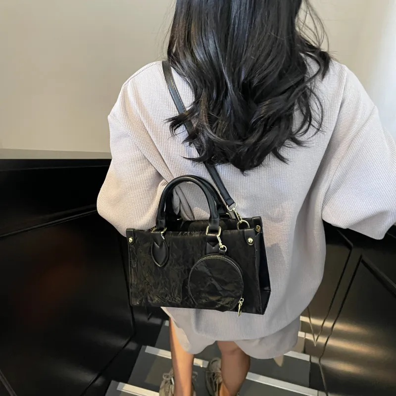 XIANGSU PU Shoulder Bag, Handbag Women's Multicolor-5