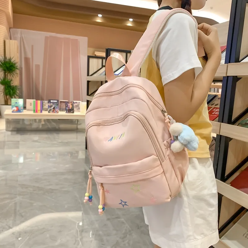 XIANGSU Nylon Backpack Unisex Multicolor-25