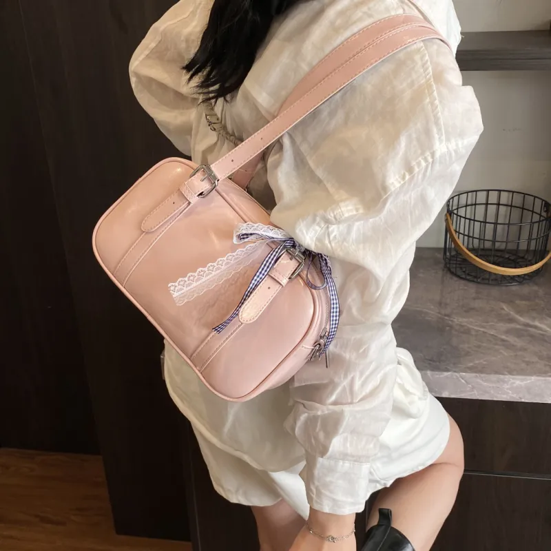 XIANGSU PU Bowling Bag Shoulder Bag Women's Multicolor-14