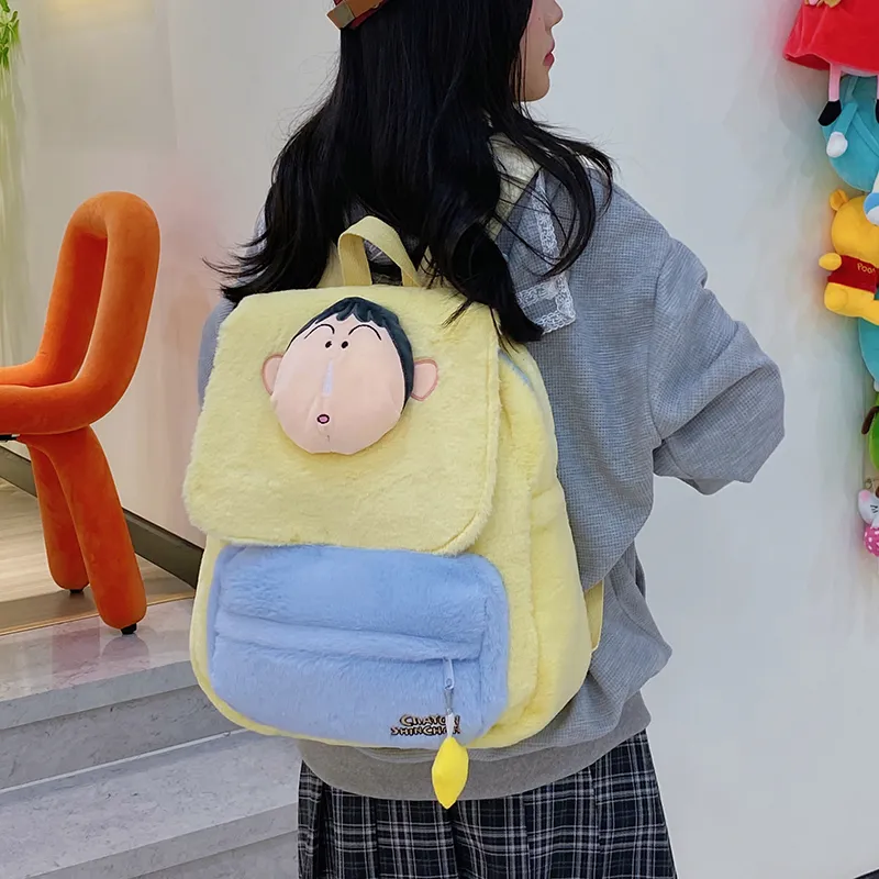 XIANGSU Plush Backpack Regular Women's Multicolor-13