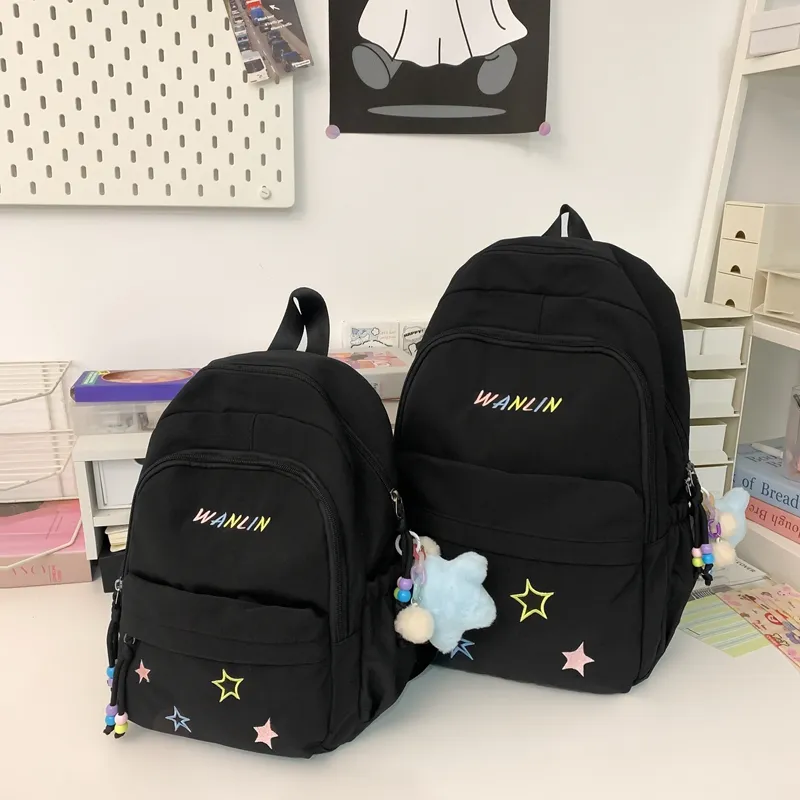XIANGSU Nylon Backpack Unisex Multicolor-18
