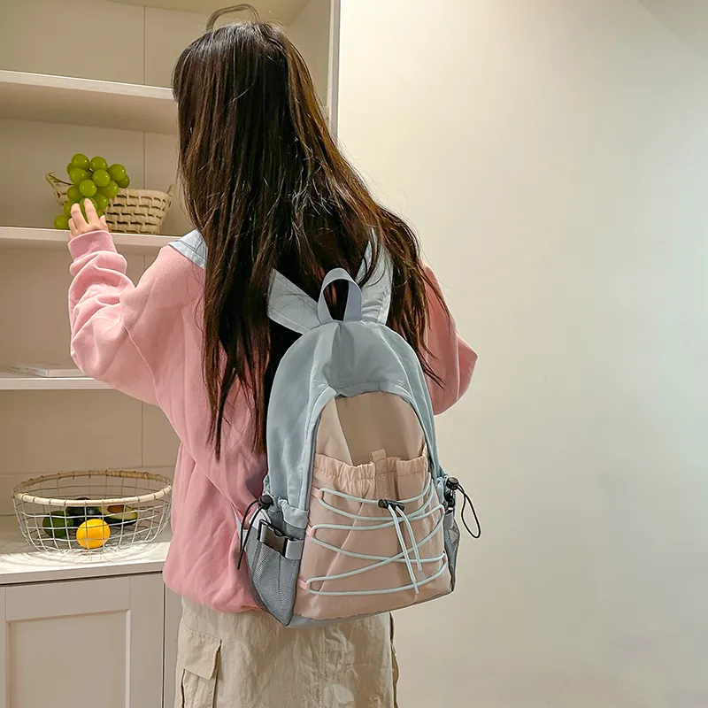 XIANGSU Nylon Backpack Unisex Multicolor-22