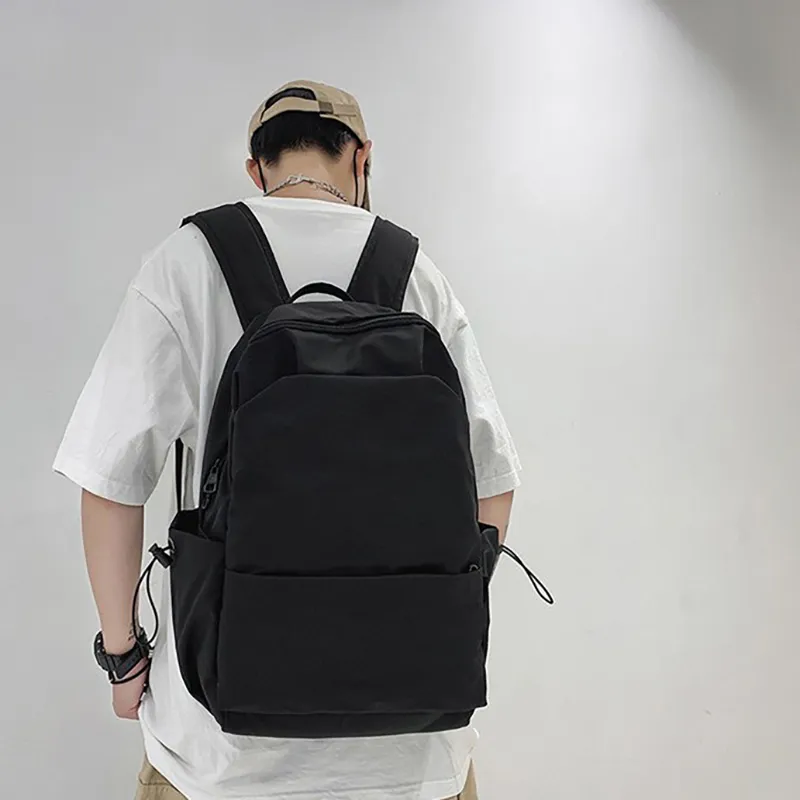 XIANGSU Nylon Backpack Unisex White/Black/Blue/Green-6