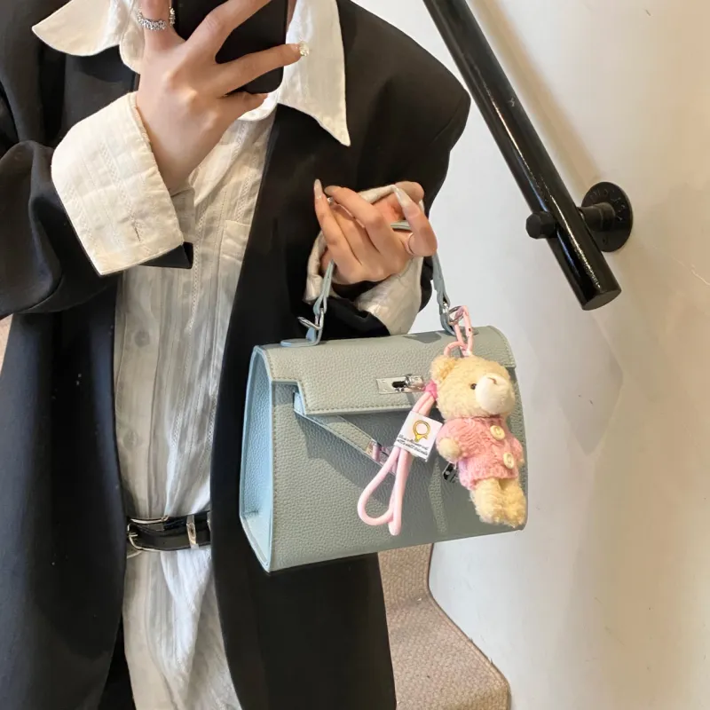 XIANGSU PU Kelly Bag, Crossbody Bag, One Shoulder Handbag Women's Multicolor-11