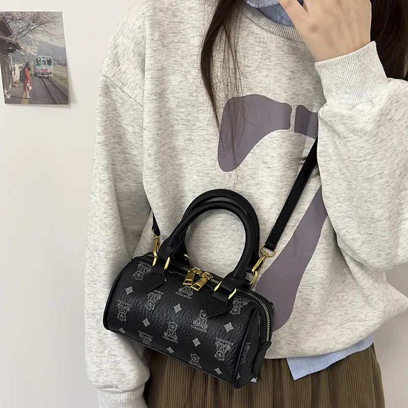 XIANGSU PU Boston Bag, Shoulder Bag, Crossbody Bag, Handbag Regular Women's Multicolor-3