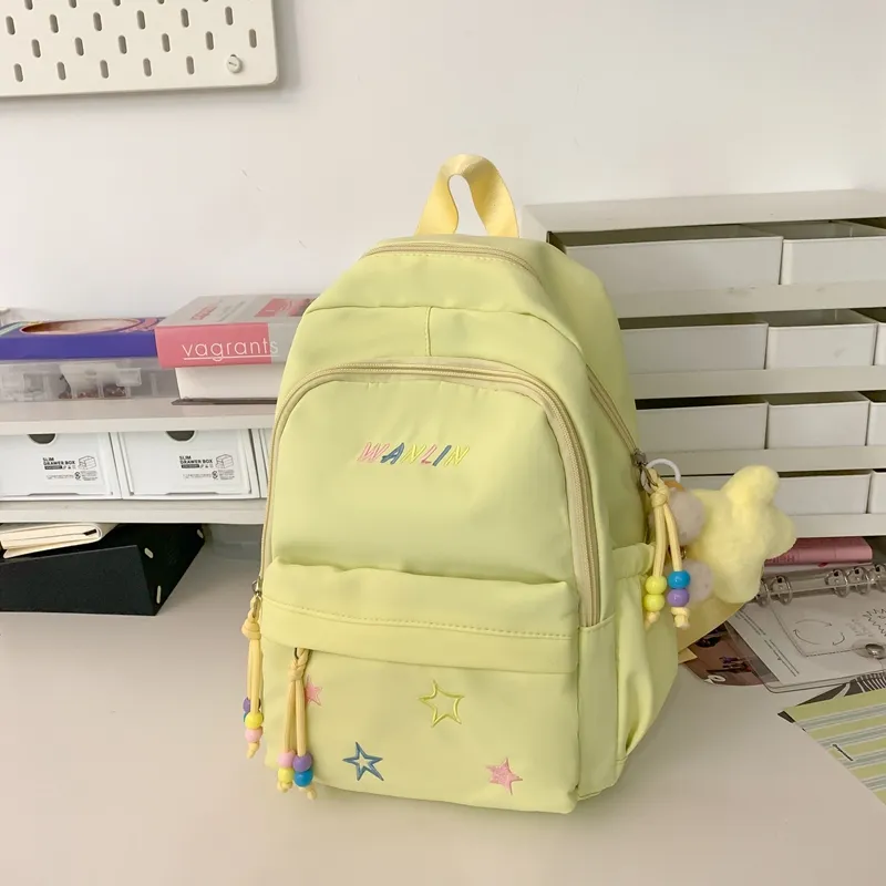 XIANGSU Nylon Backpack Unisex Multicolor-31