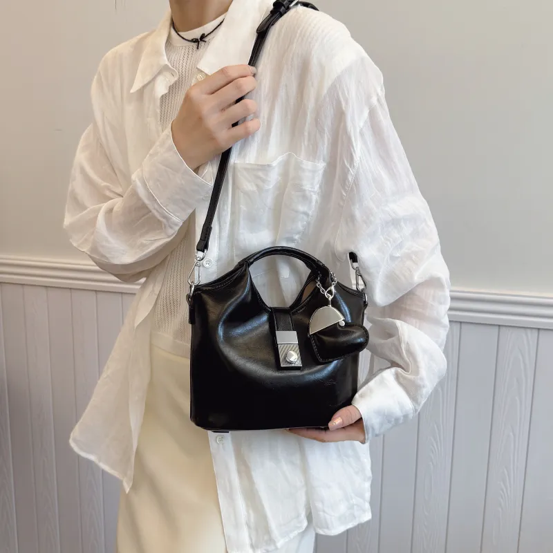 XIANGSU Pu Handbag, Shoulder Bag, Crossbody Bag Women's Black/White/Blue/Pink-2