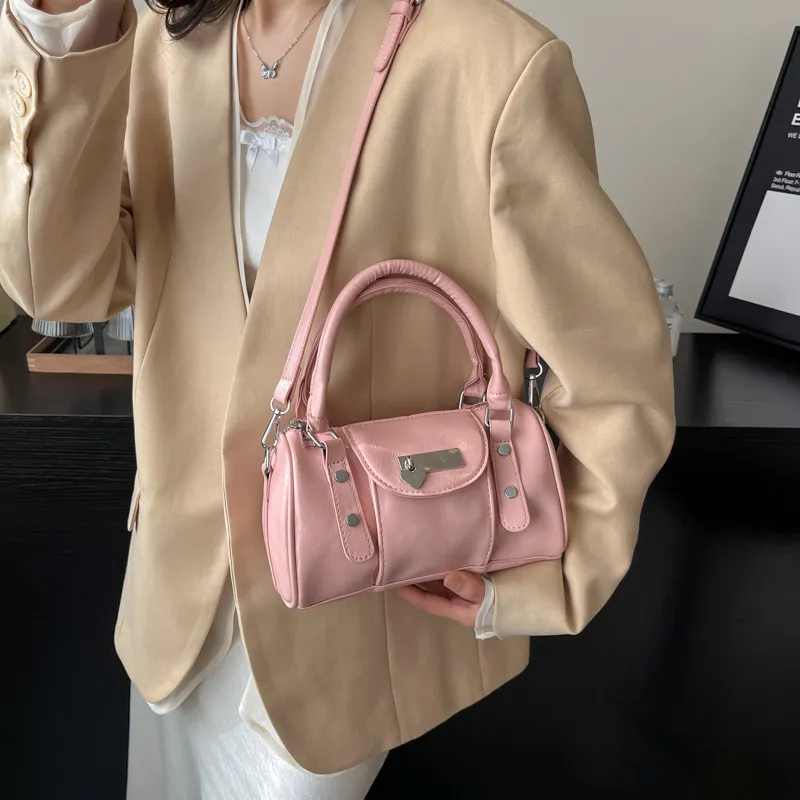 XIANGSU PU Boston Bag, Shoulder Bag, Crossbody Bag, Handbag Regular Women's Multicolor-5