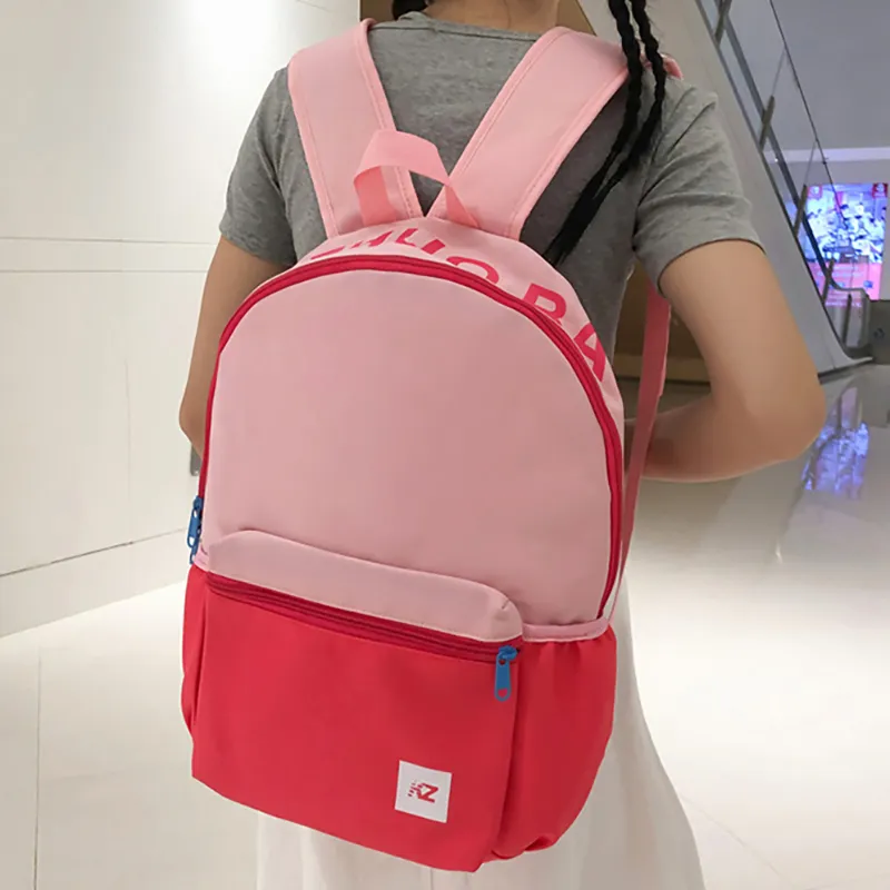XIANGSU Nylon Backpack Women's Blue & Yellow/Pink & Blue/Pink/Red-13