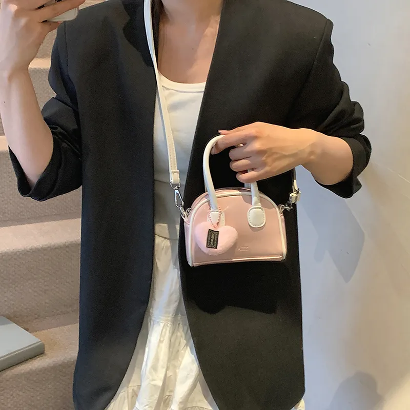 XIANGSU PU Crossbody One Shoulder Handbag Women's Yellow/Black/Pink/Red/White-14