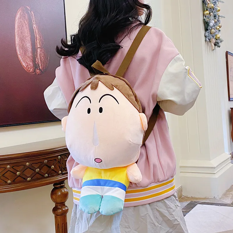 XIANGSU Plush Backpack Unisex Skin/White-1