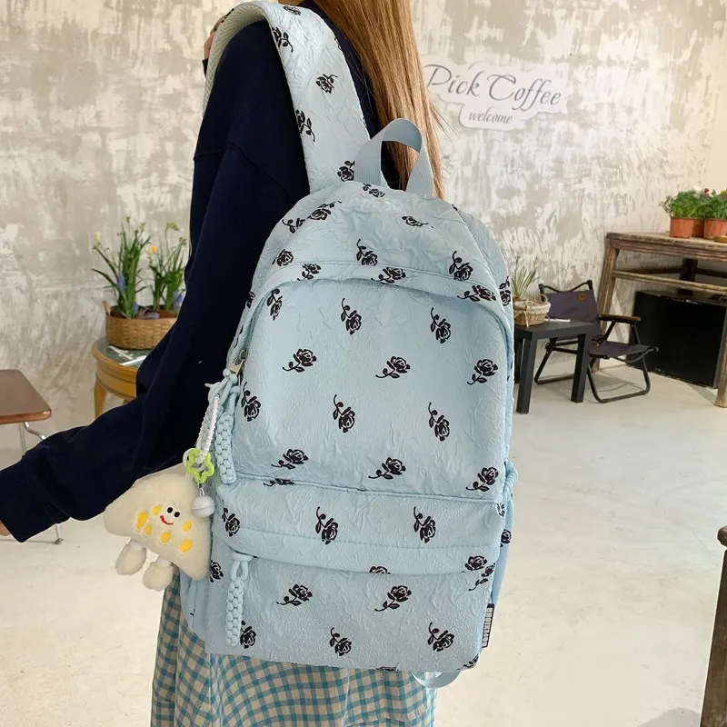 XIANGSU Nylon Backpack Women's Multicolor-7
