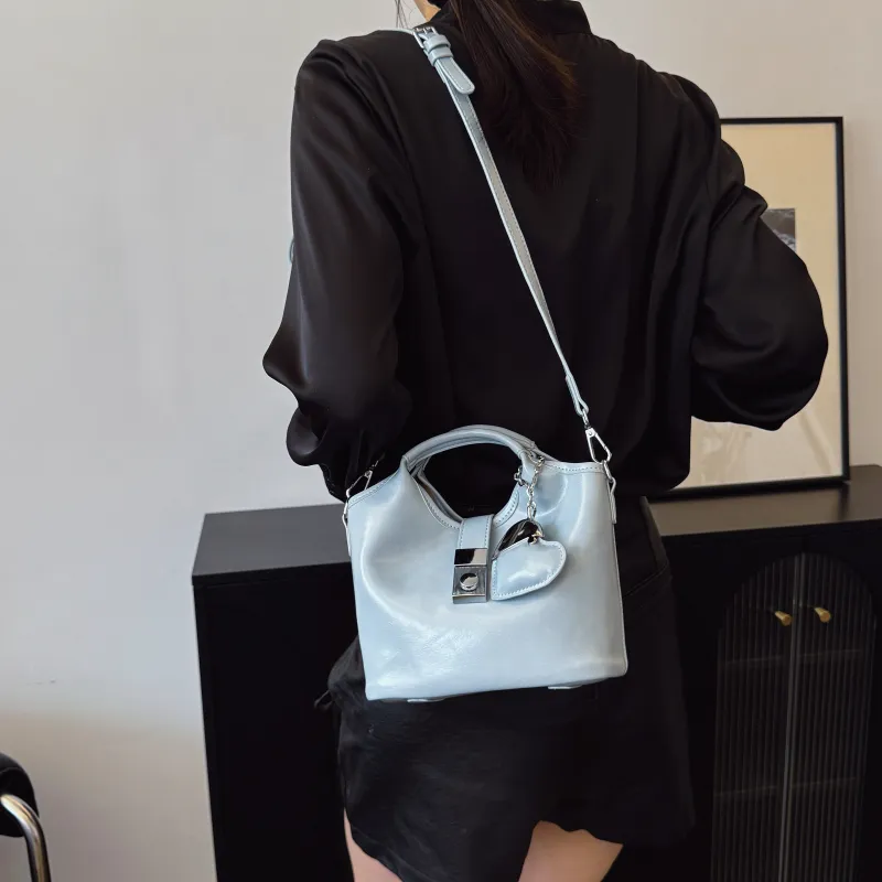 XIANGSU Pu Handbag, Shoulder Bag, Crossbody Bag Women's Black/White/Blue/Pink-9