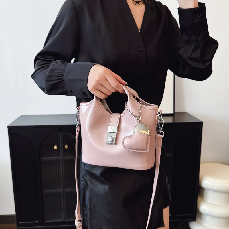 XIANGSU Pu Handbag, Shoulder Bag, Crossbody Bag Women's Black/White/Blue/Pink-13