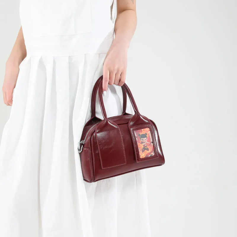 XIANGSU PU Shoulder Bag, Crossbody Bag, Handbag Women's Silver/Pink/Ecru/Burgundy/Brown/Black-27