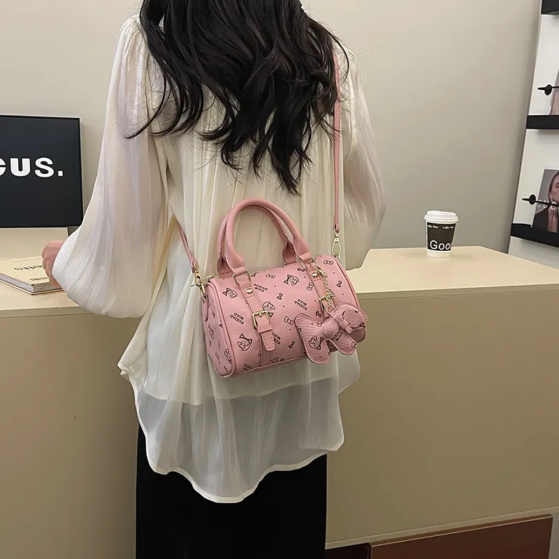 XIANGSU PU Boston Bag, One Shoulder Handbag Regular Women's Multicolor-22