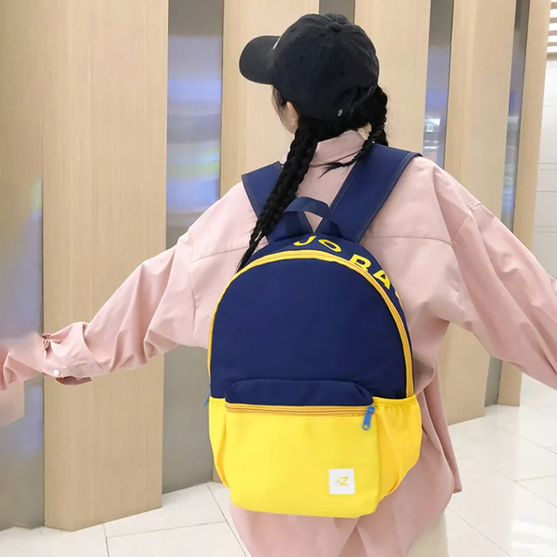 XIANGSU Nylon Backpack Women's Blue & Yellow/Pink & Blue/Pink/Red-1