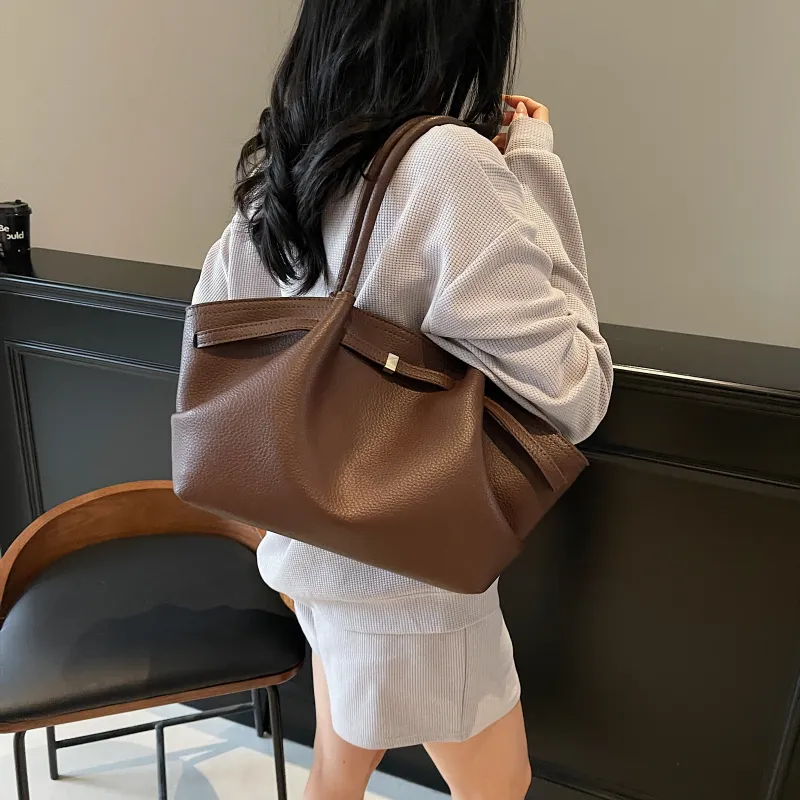 XIANGSU Pu Shoulder Bag Regular Women's White/Black/Red/Khaki/Coffee-29