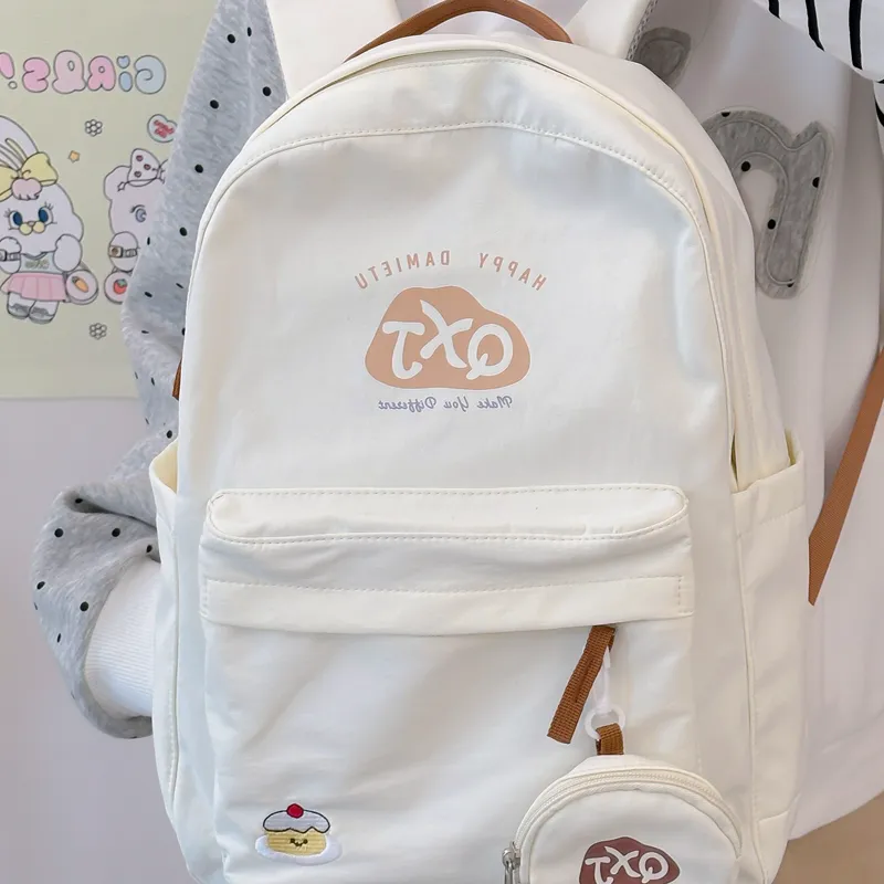 XIANGSU Nylon Fabric Backpack Women's Multicolor-2