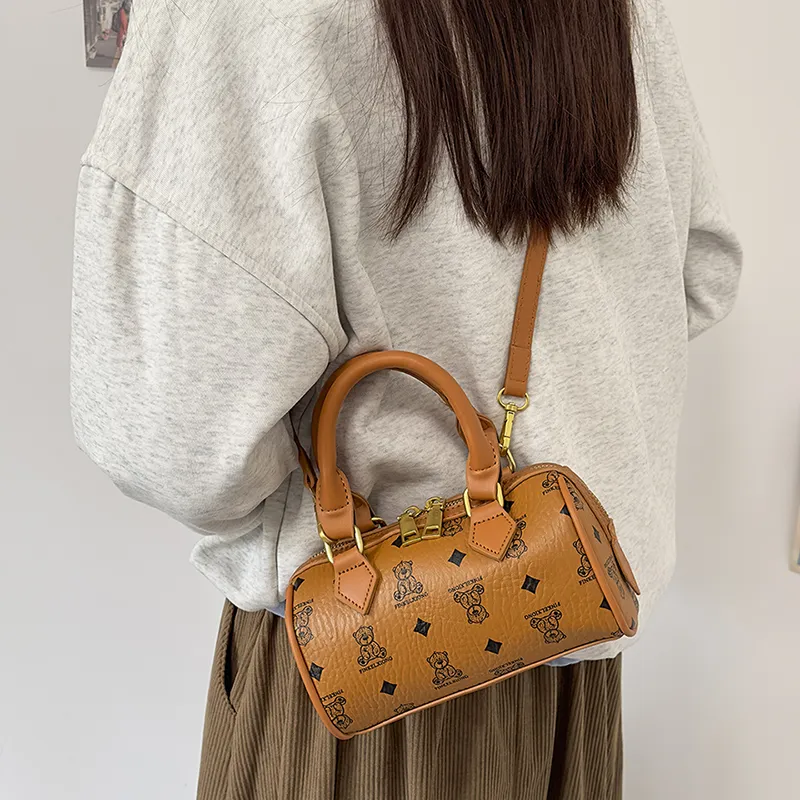 XIANGSU PU Boston Bag, Shoulder Bag, Crossbody Bag, Handbag Regular Women's Multicolor-11