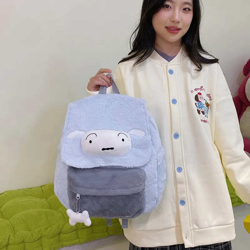 XIANGSU Plush Backpack Regular Women's Multicolor-4