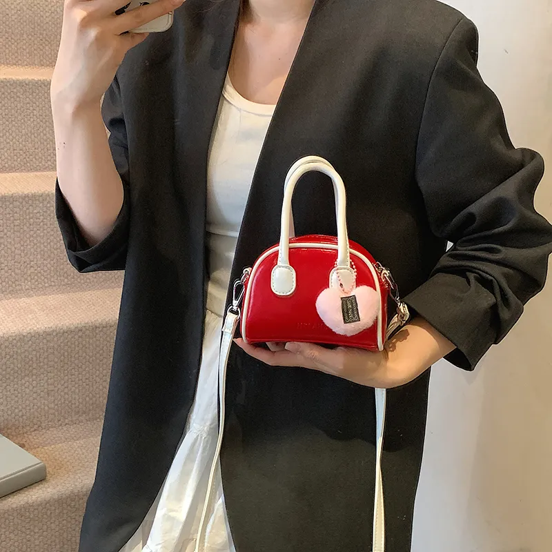 XIANGSU PU Crossbody One Shoulder Handbag Women's Yellow/Black/Pink/Red/White-16