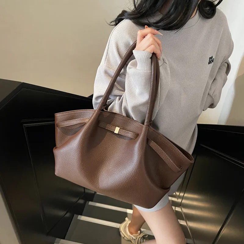 XIANGSU Pu Shoulder Bag Regular Women's White/Black/Red/Khaki/Coffee-28