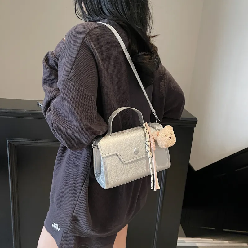 XIANGSU PU Handbag Women's White/Silver/Black/Yellow/Pink-8
