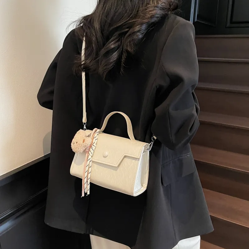 XIANGSU PU Handbag Women's White/Silver/Black/Yellow/Pink-4
