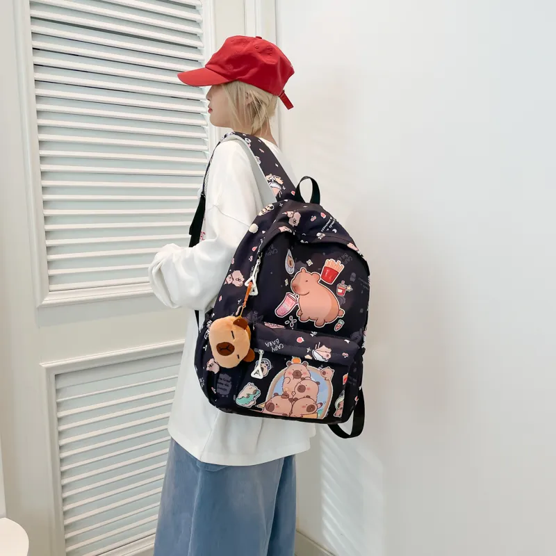 XIANGSU Canvas Backpack Women's Multicolor-23