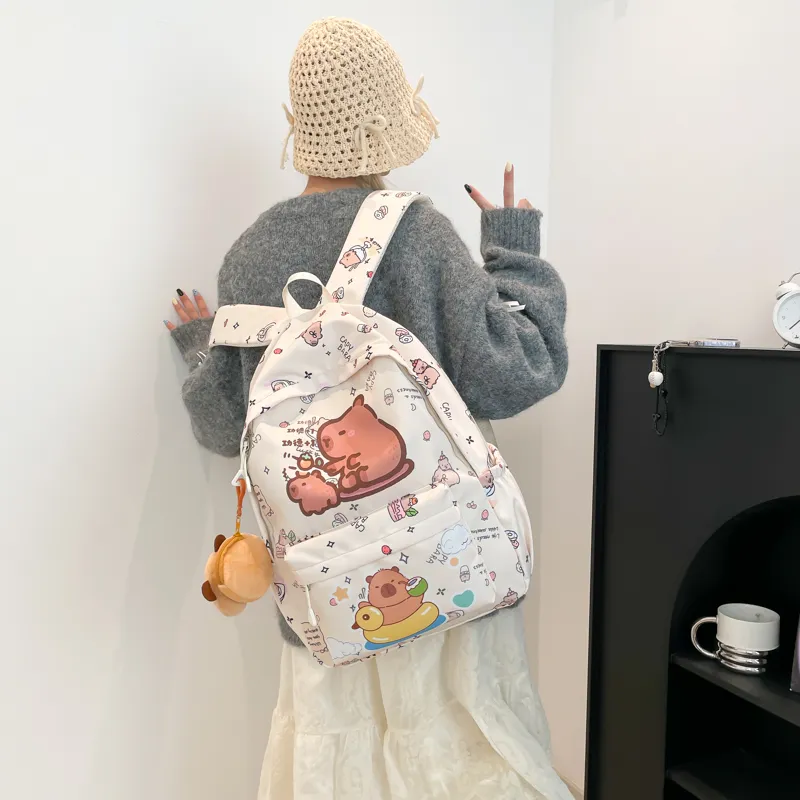XIANGSU Canvas Backpack Women's Multicolor-19