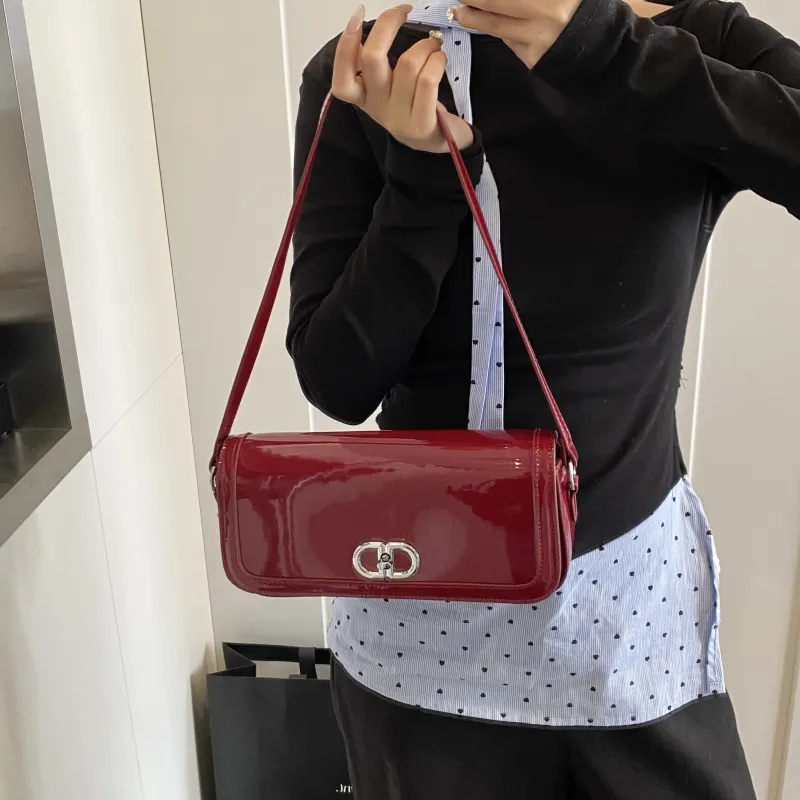 XIANGSU PU Shoulder Bag Regular Women's White/Silver/Black/Pink/Green/Red-25
