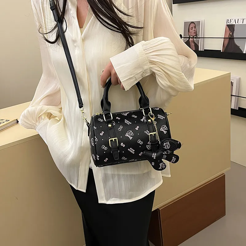 XIANGSU PU Boston Bag, One Shoulder Handbag Regular Women's Multicolor-3