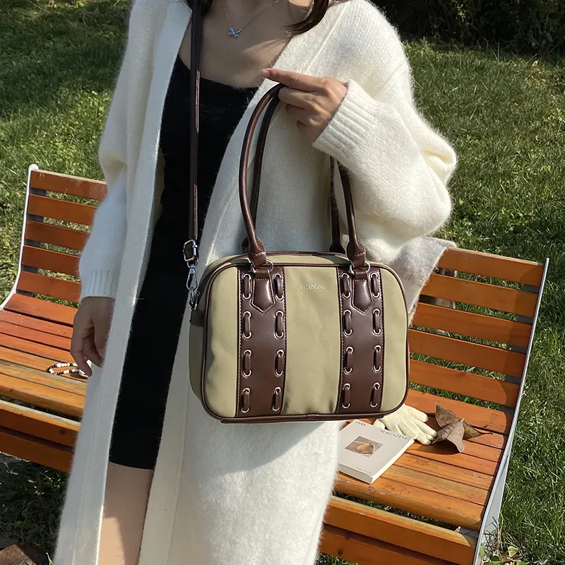 XIANGSU PU One Shoulder Handbag Women's Multicolor-1