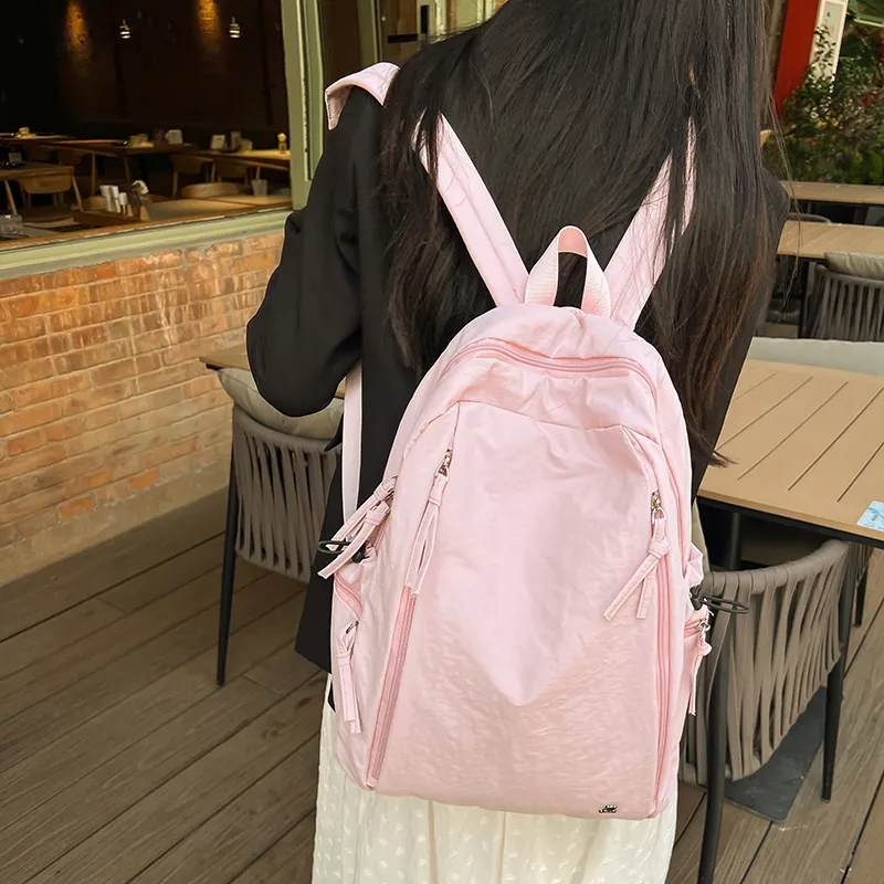 XIANGSU Nylon Backpack Unisex Multicolor-8