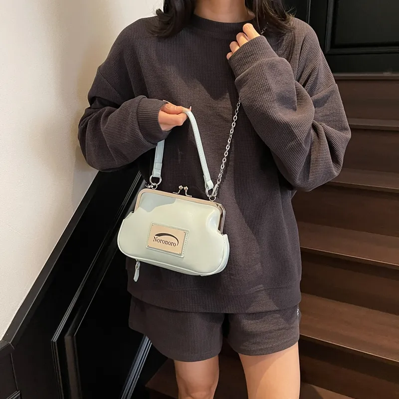 XIANGSU PU Shoulder Bag Regular Women's Pink/Blue/White/Silver/Black-6