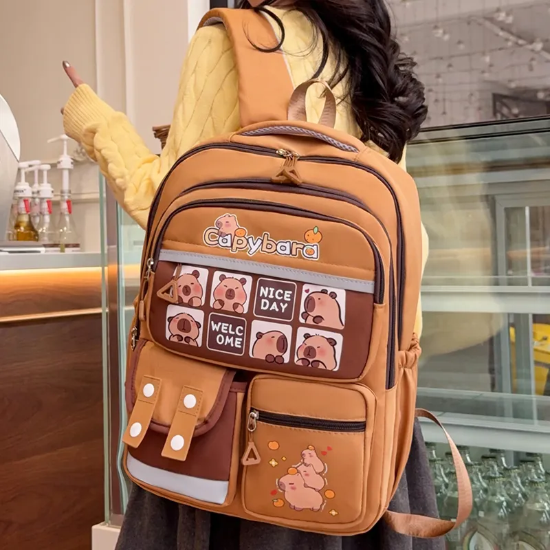 XIANGSU Nylon Backpack Regular Unisex Style One / Style Two / Style Three / Style Four-10