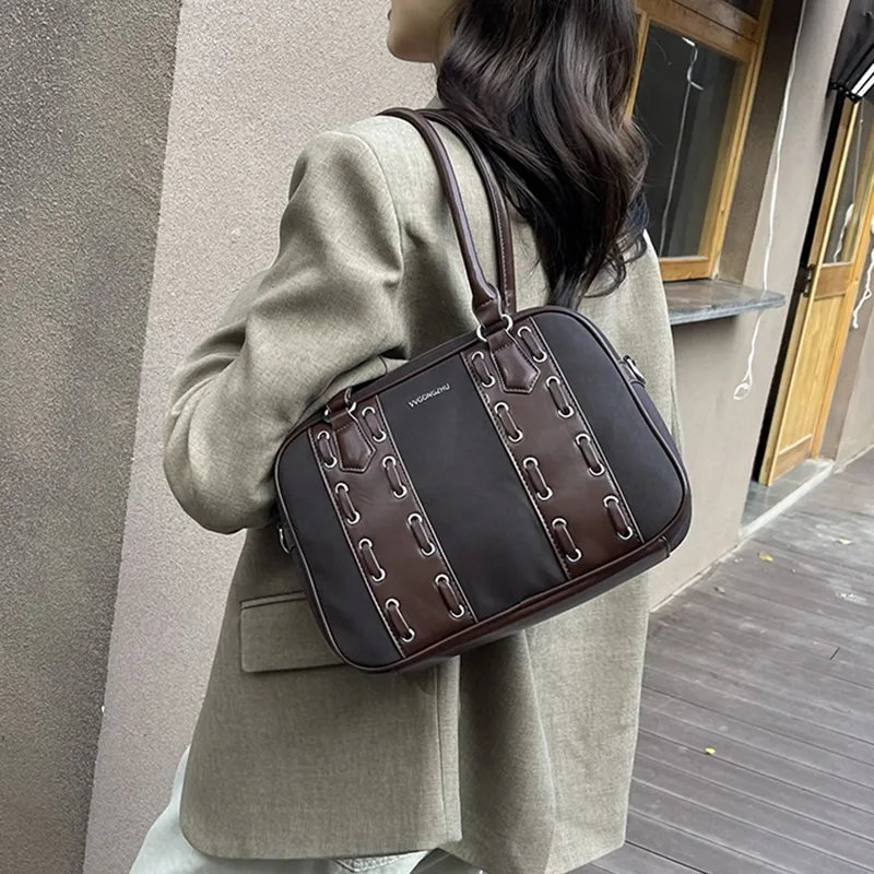 XIANGSU PU One Shoulder Handbag Women's Multicolor-12